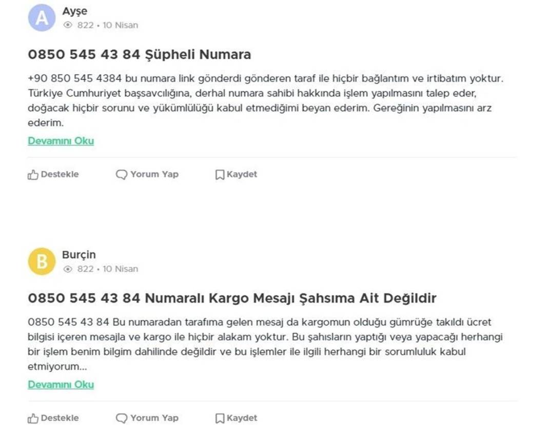 Bu numaralara dikkat: Dolandırılabilirsiniz! Spam yapan 0850 no'lu numaralar yayınlandı, hemen engelleyin 13